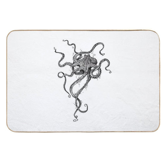 Octopus  Fade-Resistant Bath Mat