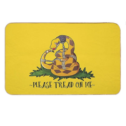 Please Tread On Me Bath Mat