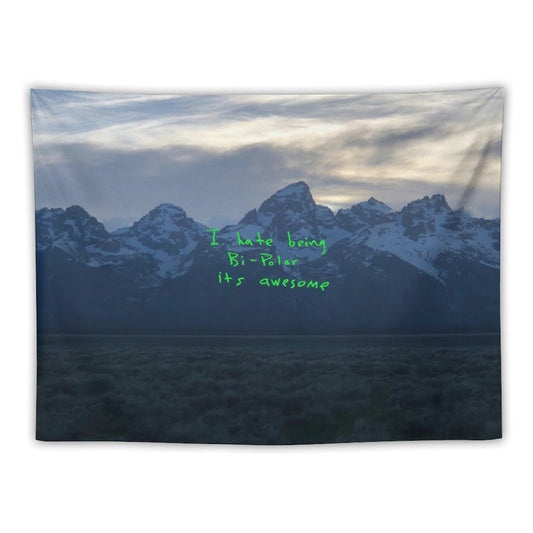 Knaye Rapper - Ye I Hate Being Bi-Polar Its Awesome Tapestry