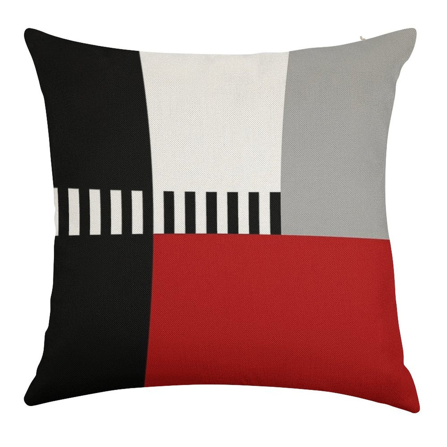 Geometric Pattern Linen Throw Pillow Cover