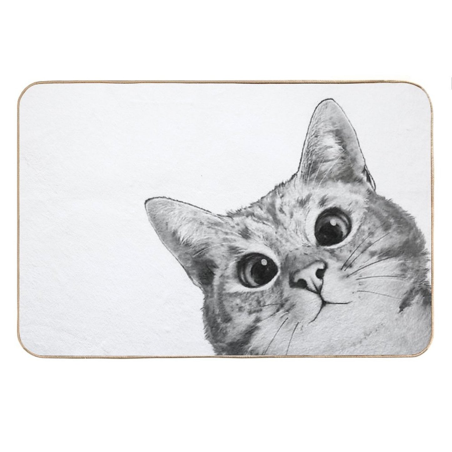 Sneaky Cat Bath Mat