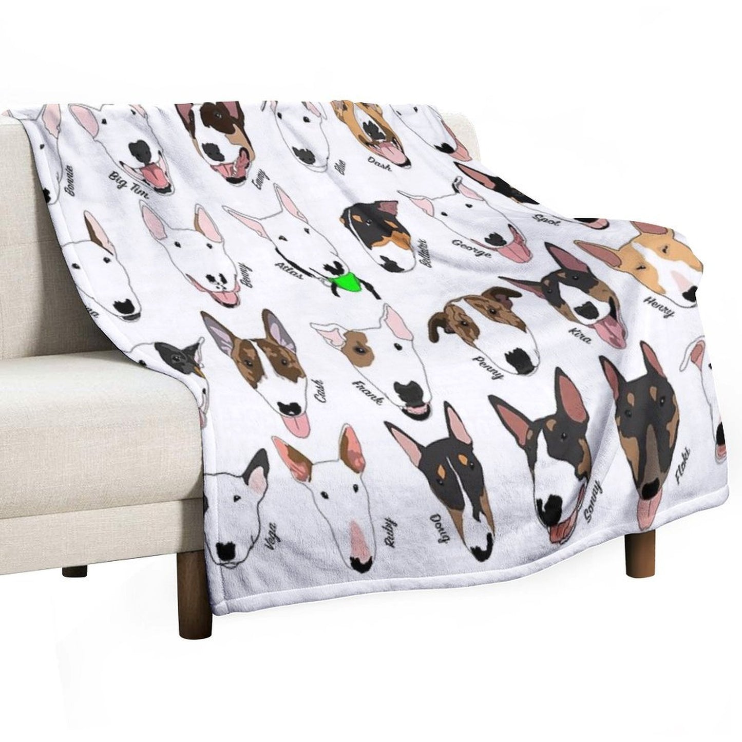 Glasgow Bull Terrier Club Throw Blanket