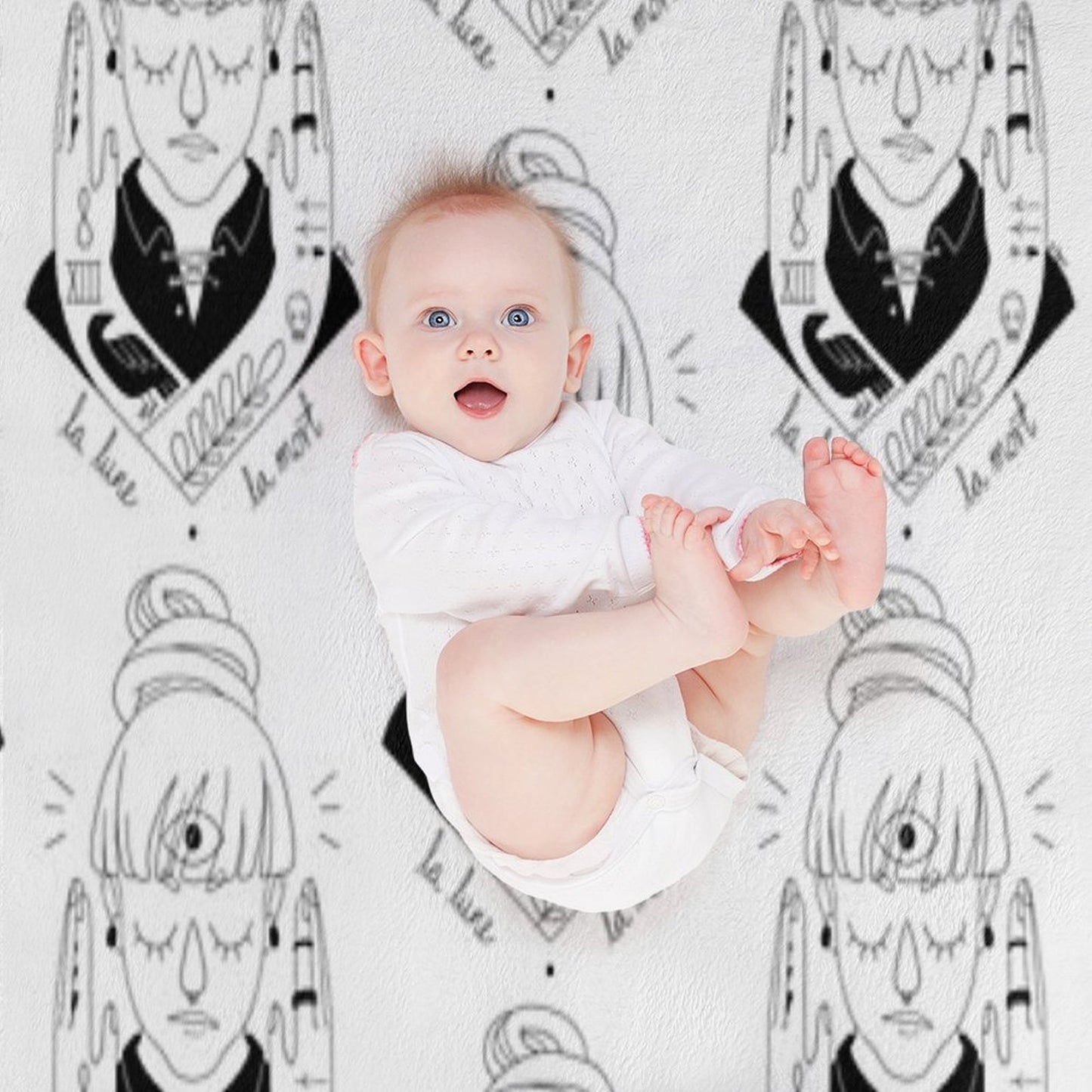 Moon  Death Throw Blanket