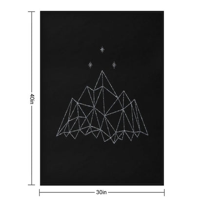 The Night Court Insignia from A Court of Frost And Starlight Throw Blanket