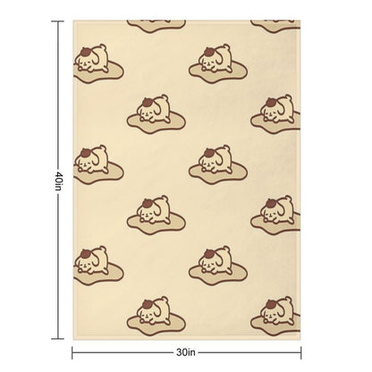 Pompompurin’s Lazy Day Throw Blanket
