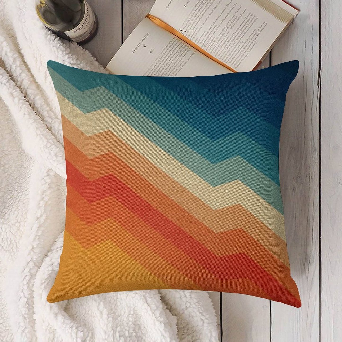 Barricade Linen Throw Pillow Cover