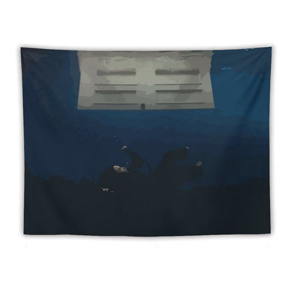 Hit Me Hard And Soft Cover Art Tapestry