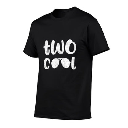 Two Cool 2nd Birthday Gift 2 Year Old Boy Second Bday T-Shirt