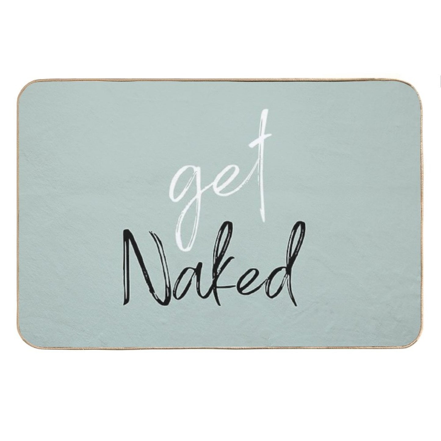 Get Naked Funny Bathroom Bath Mat