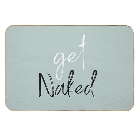 Get Naked Funny Bathroom Bath Mat