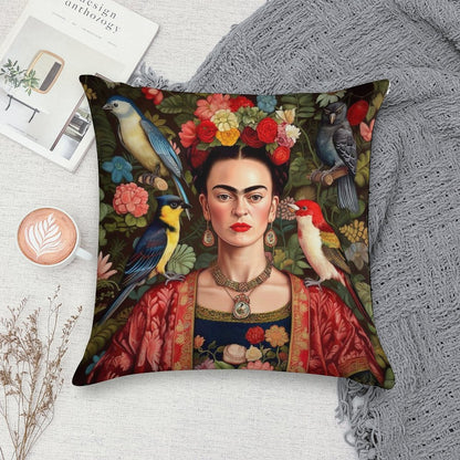 Frida Kahlo 7 Soft High-Density Material Throw Pillow