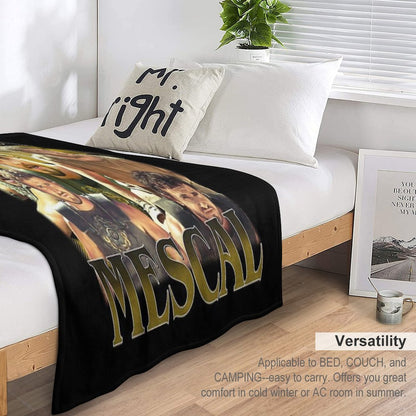 Retro Paul Mescal Throw Blanket