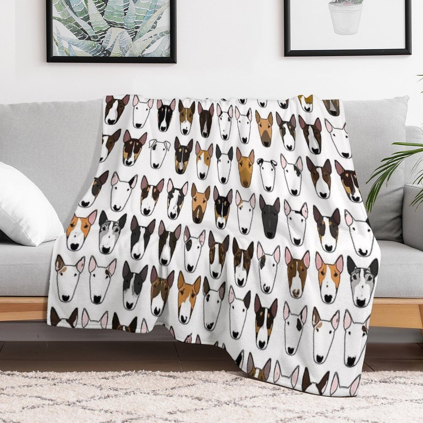 A Metre Of Bullies Throw Blanket