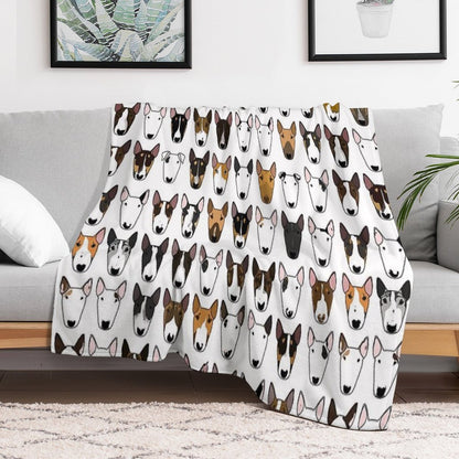 A Metre Of Bullies Throw Blanket