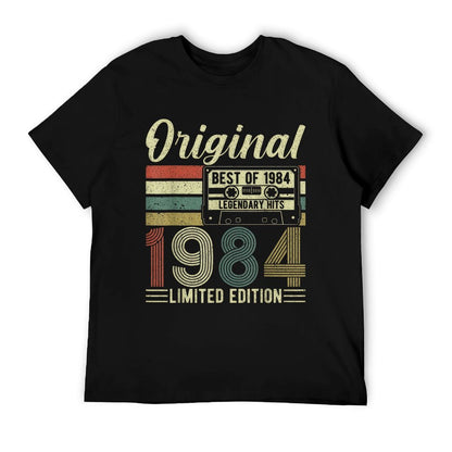 Vintage Original 1984 40th Birthday Gifts For Men Women  Trendy Pattern T-Shirt