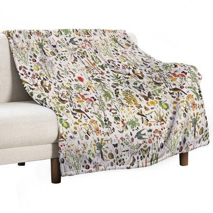 Biology of America USA Throw Blanket