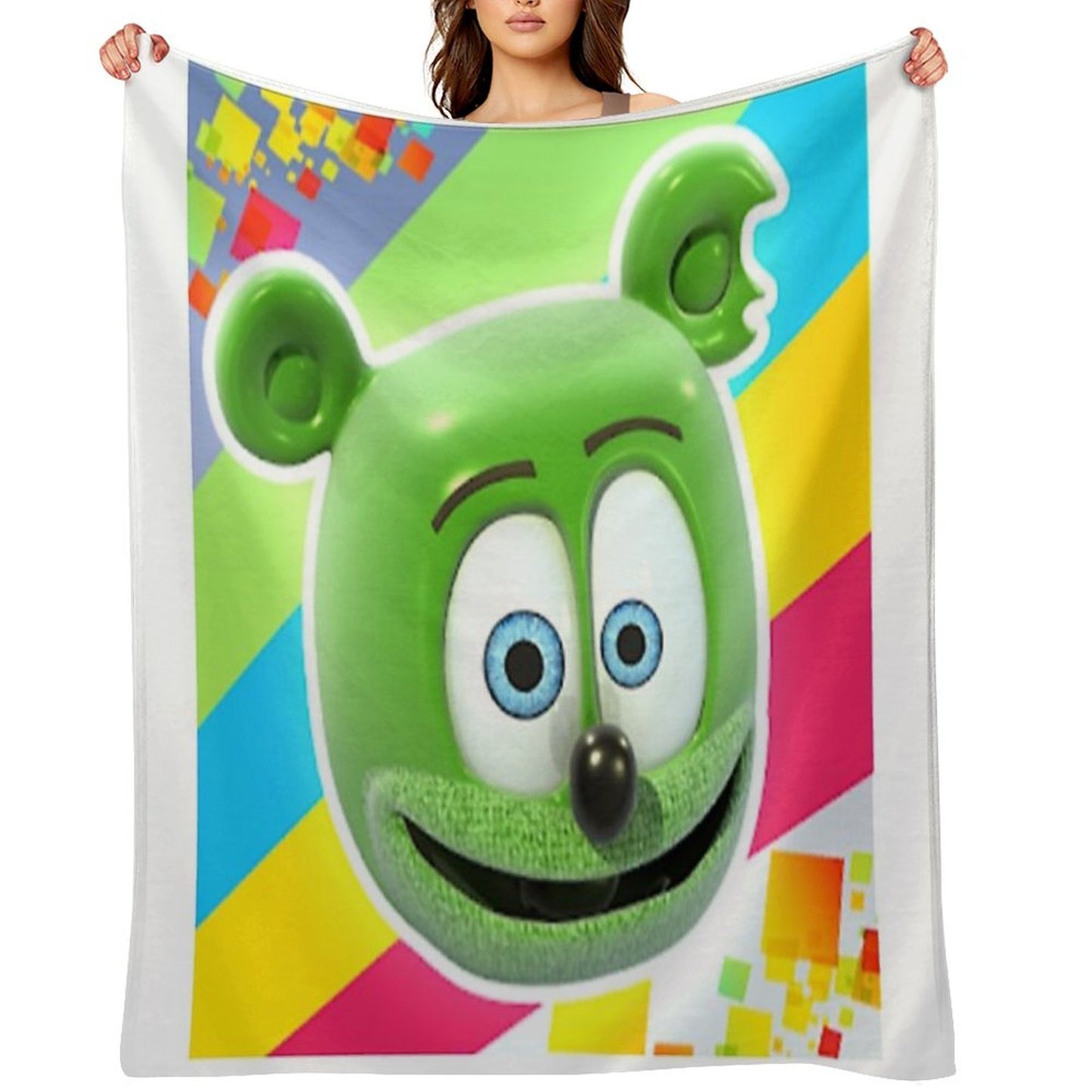 Gummibar (the Gummy Bear) Throw Blanket