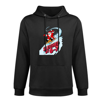 Christmas 67 Funny Xmas Six Seven Ugly Sweater 6-7 Shape Retention Hoodie