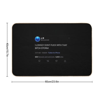 Kanye Tweet Bath Mat