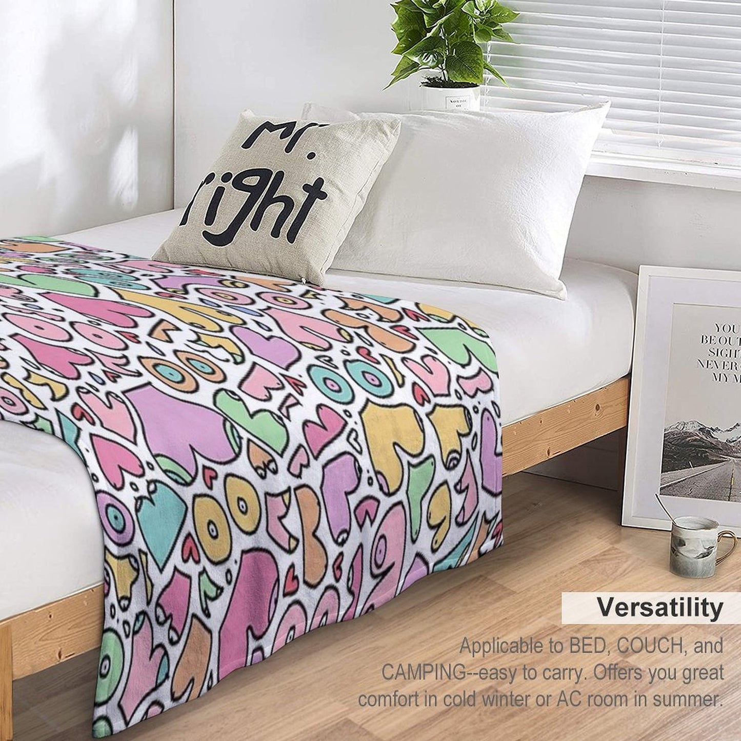 Fun Boobies Throw Blanket