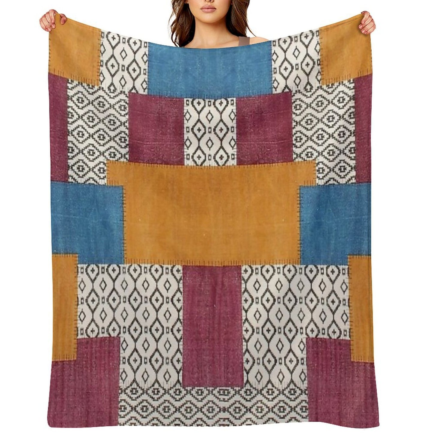 Heritage Abstract Design Throw Blanket
