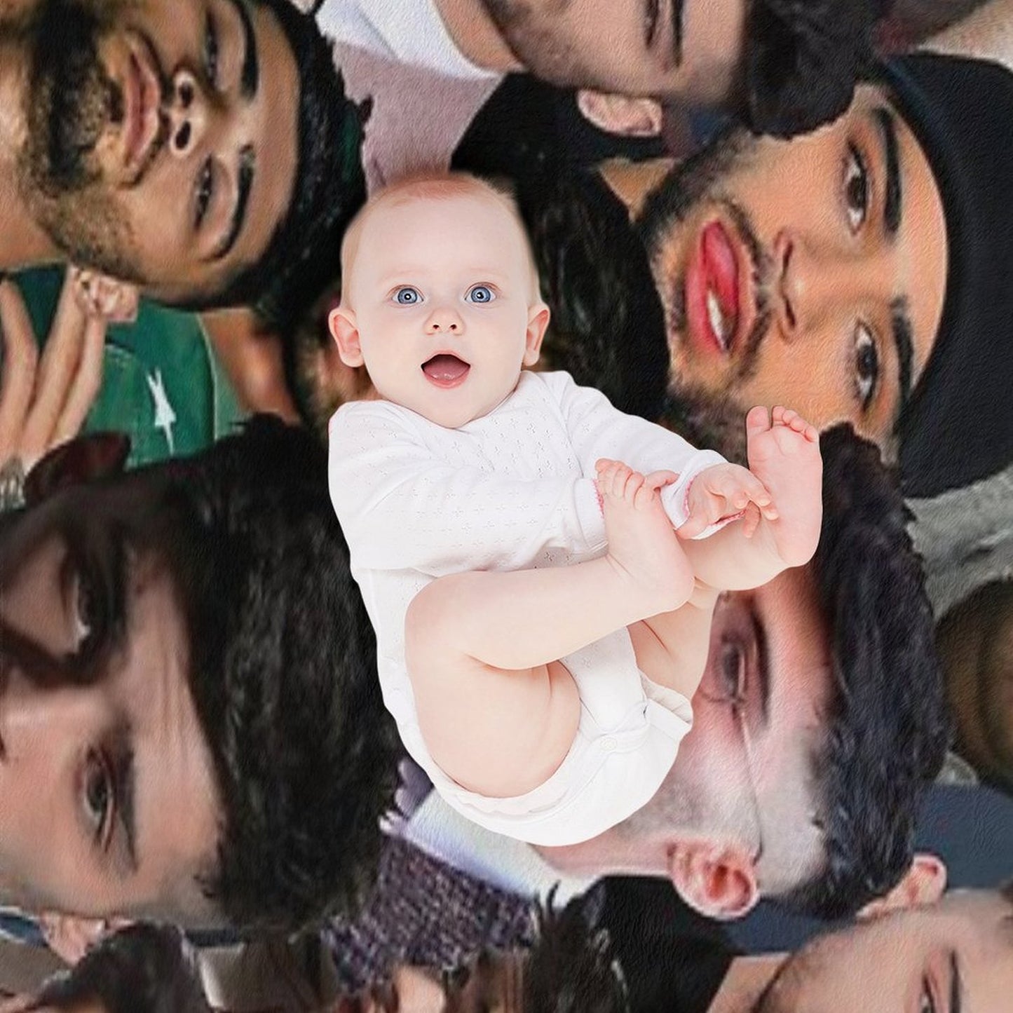 ZaynMalik Photo Collage Throw Blanket