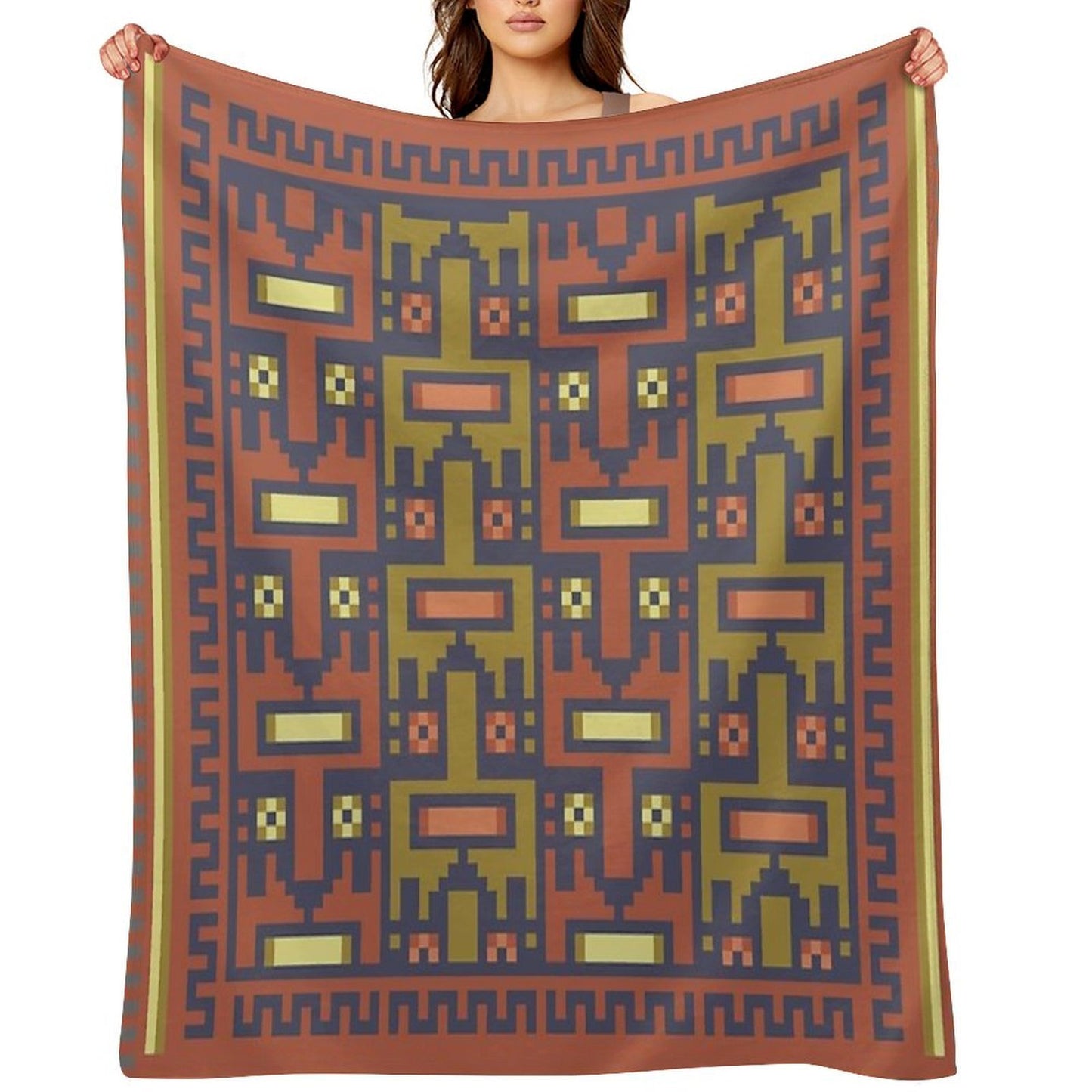 Madotsuki's Rug (Yume Nikki) Throw Blanket