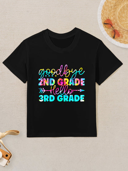 Goodbye 2nd Grade Hello 3rd Grade Here I Come Graduation Kids T-Shirt