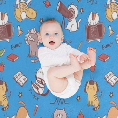 Science Kittens Throw Blanket