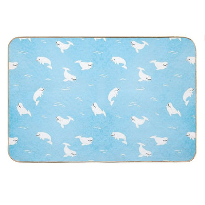 Beluga Whale Bath Mat