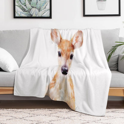 Little Deer Throw Blanket