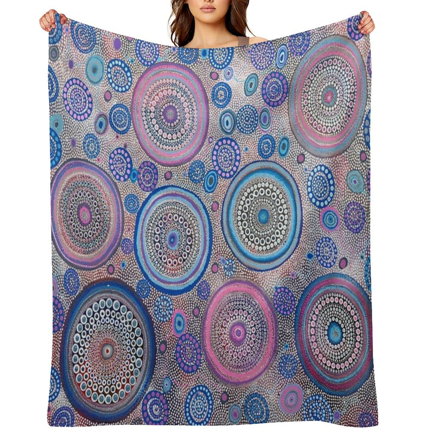 Seven Sister's Dreaming Throw Blanket