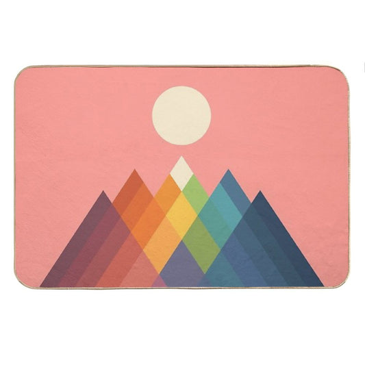 Rainbow Peak Bath Mat