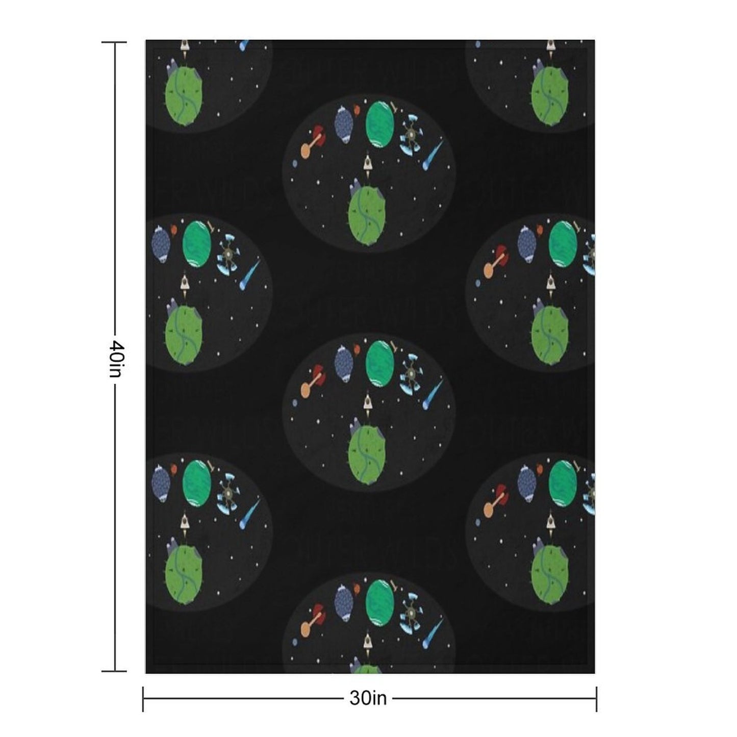 Outer Wilds Logo Throw Blanket