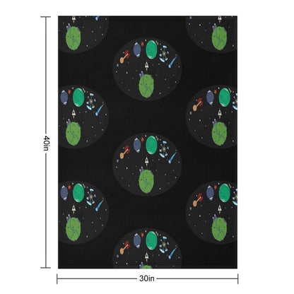 Outer Wilds Logo Throw Blanket