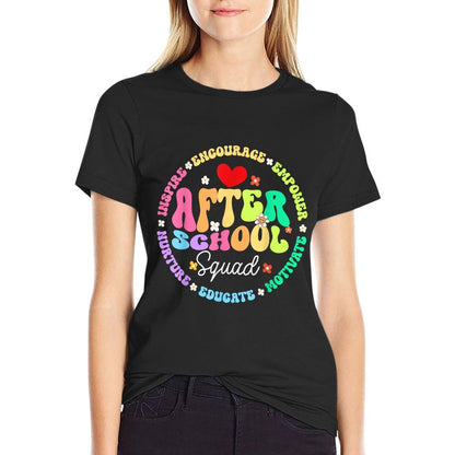 Groovy After School Squad After School Program Staff T-Shirt