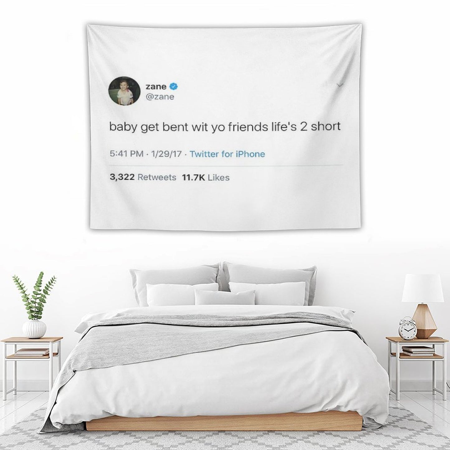 Zane Tweet (vlog Squad) Tapestry