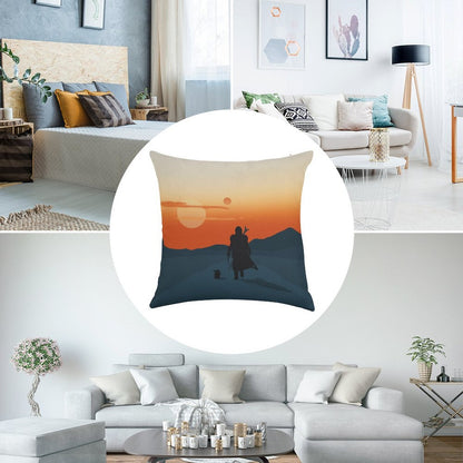 This Is The Way Linen Throw Pillow Cover