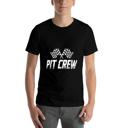 Pit Crew Birthday Family Matching Car Racing  Vintage-inspired T-Shirt