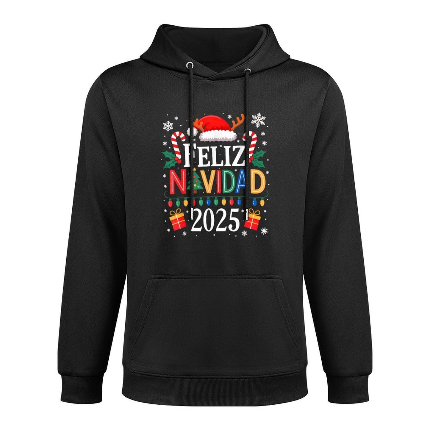 Feliz Navidad 2025 Matching Family Spanish Christmas Mexican Customizable Surface Hoodie