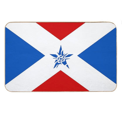 NMH1 Crash Star Flag Bath Mat