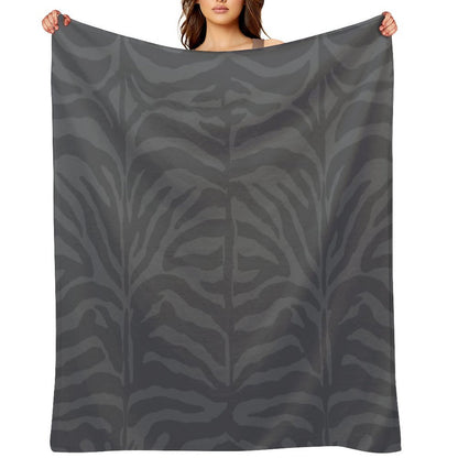 Tiger Print Design Throw Blanket