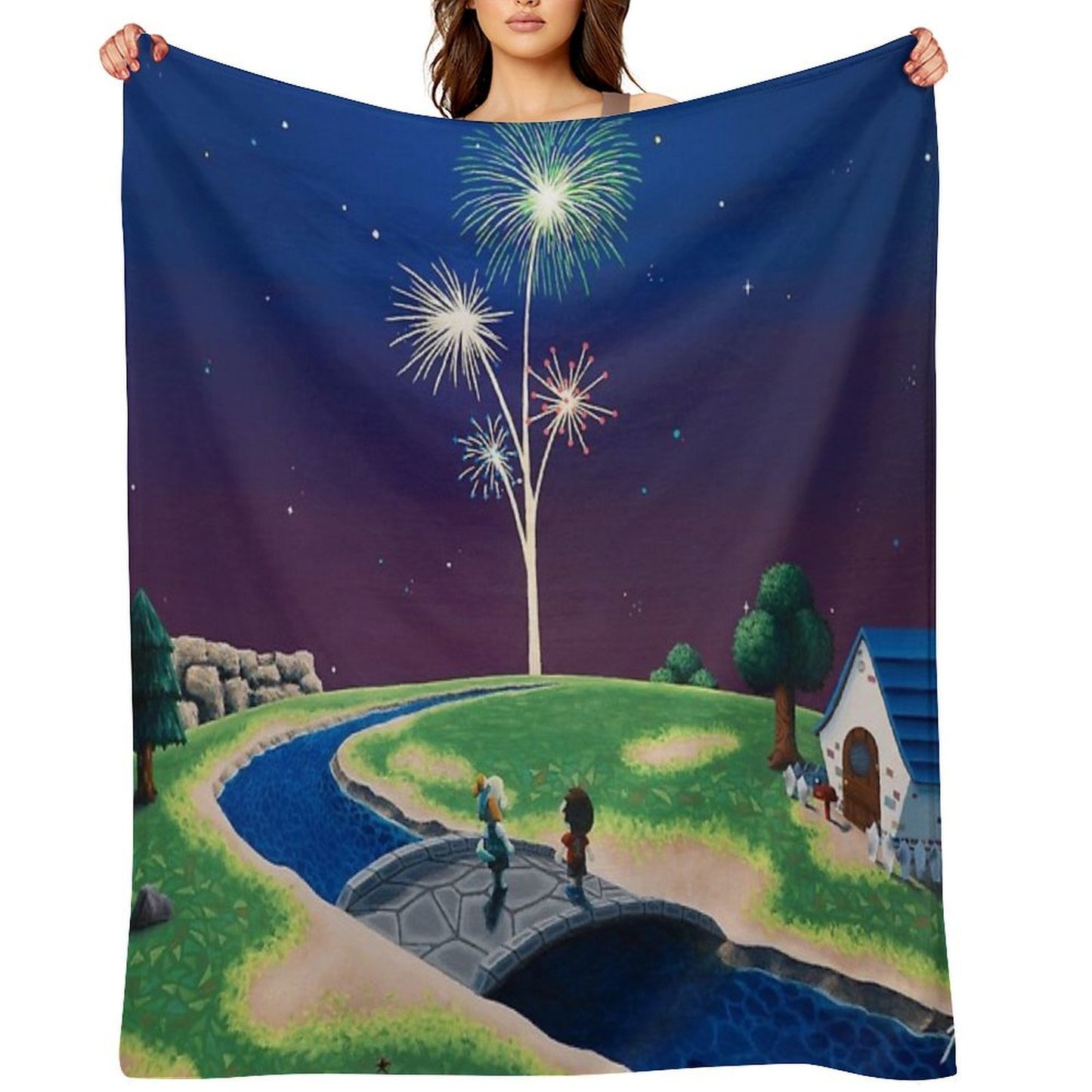 New Year Throw Blanket