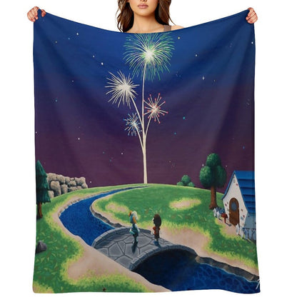 New Year Throw Blanket
