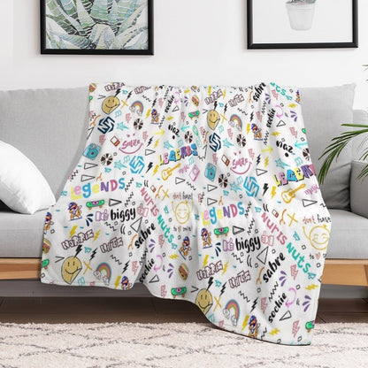 Norris Nuts Seamless Pattern, Norris Nuts Pattern Throw Blanket