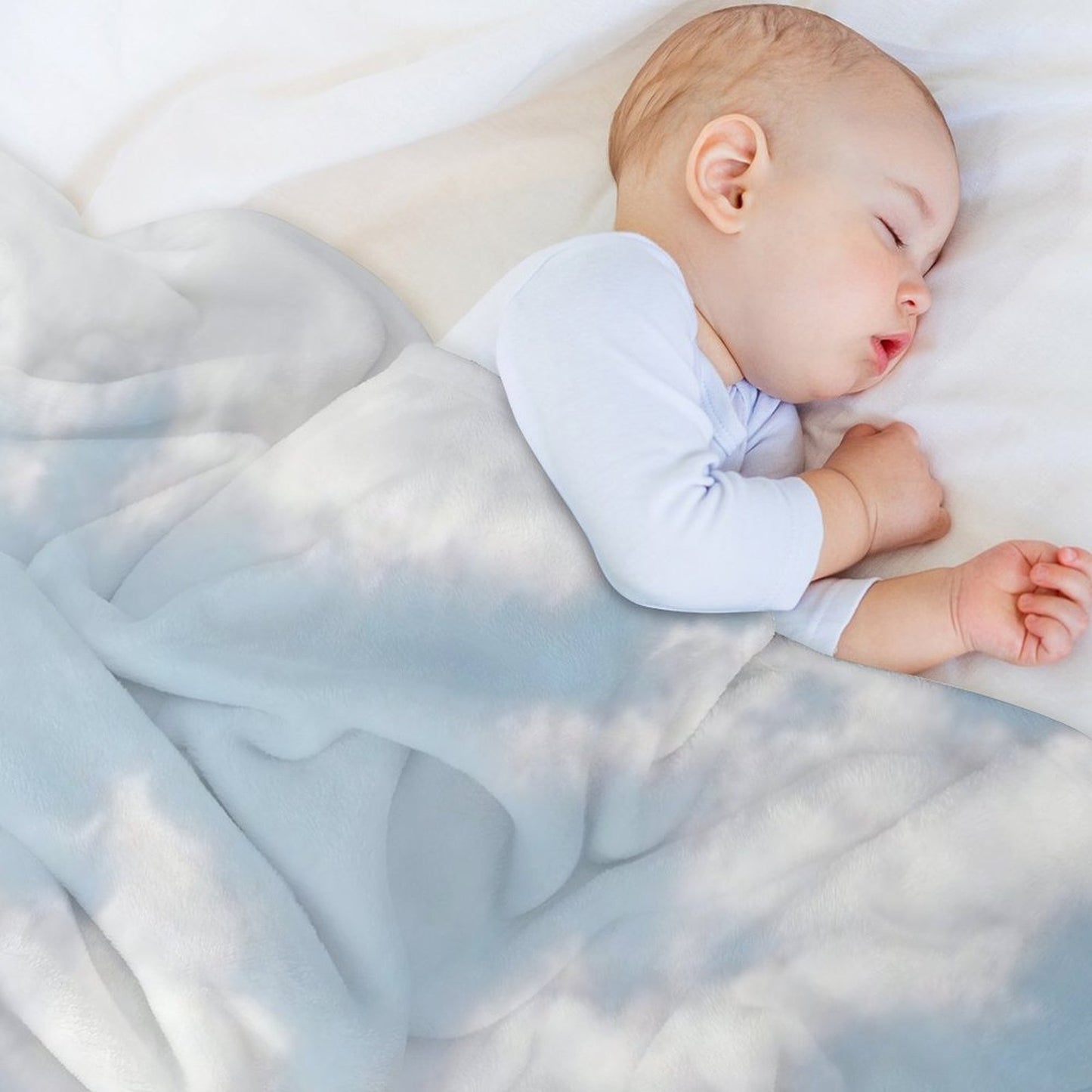 White Clouds Throw Blanket