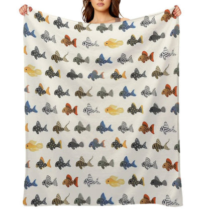 Pleco! Throw Blanket