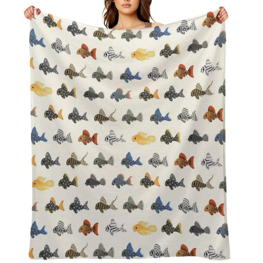 Pleco! Throw Blanket