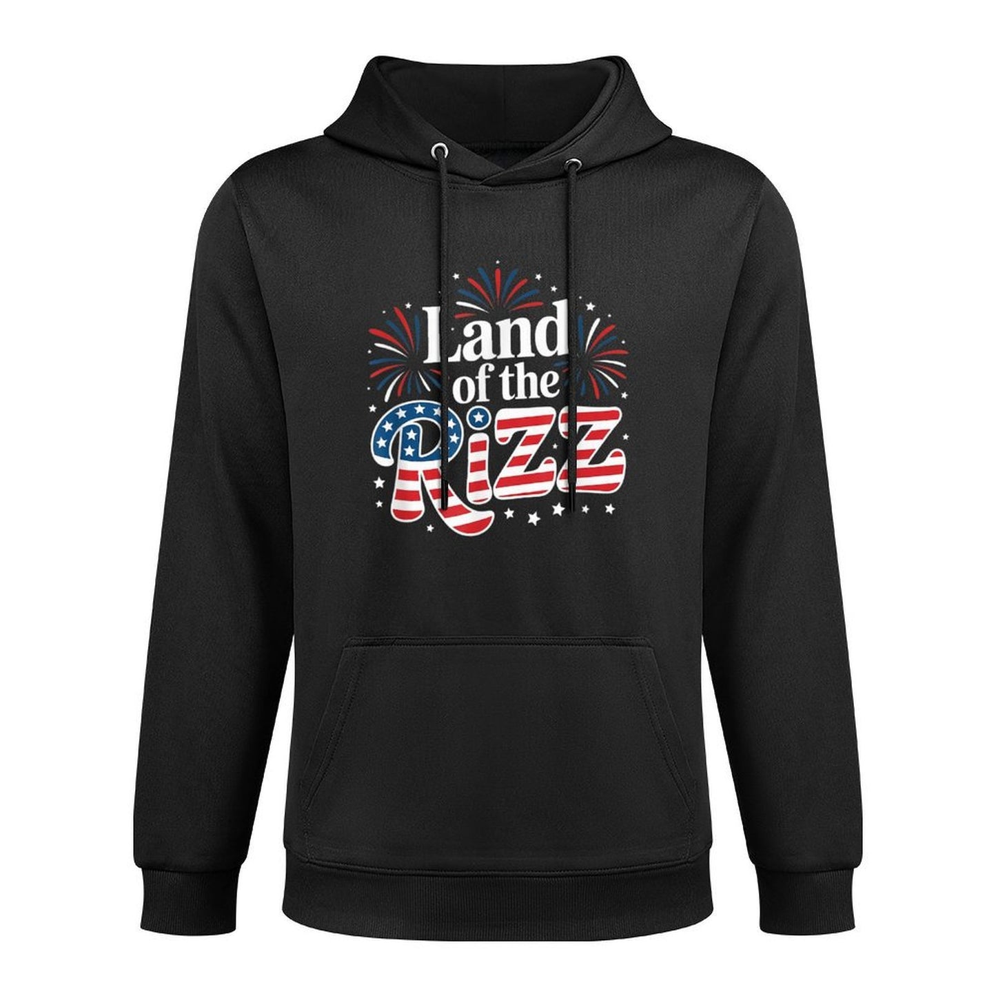 Land of The Rizz Funny Patriotic Day 4th Of July US Unisex Design Hoodie