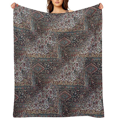 My Grandma's Carpet Throw Blanket